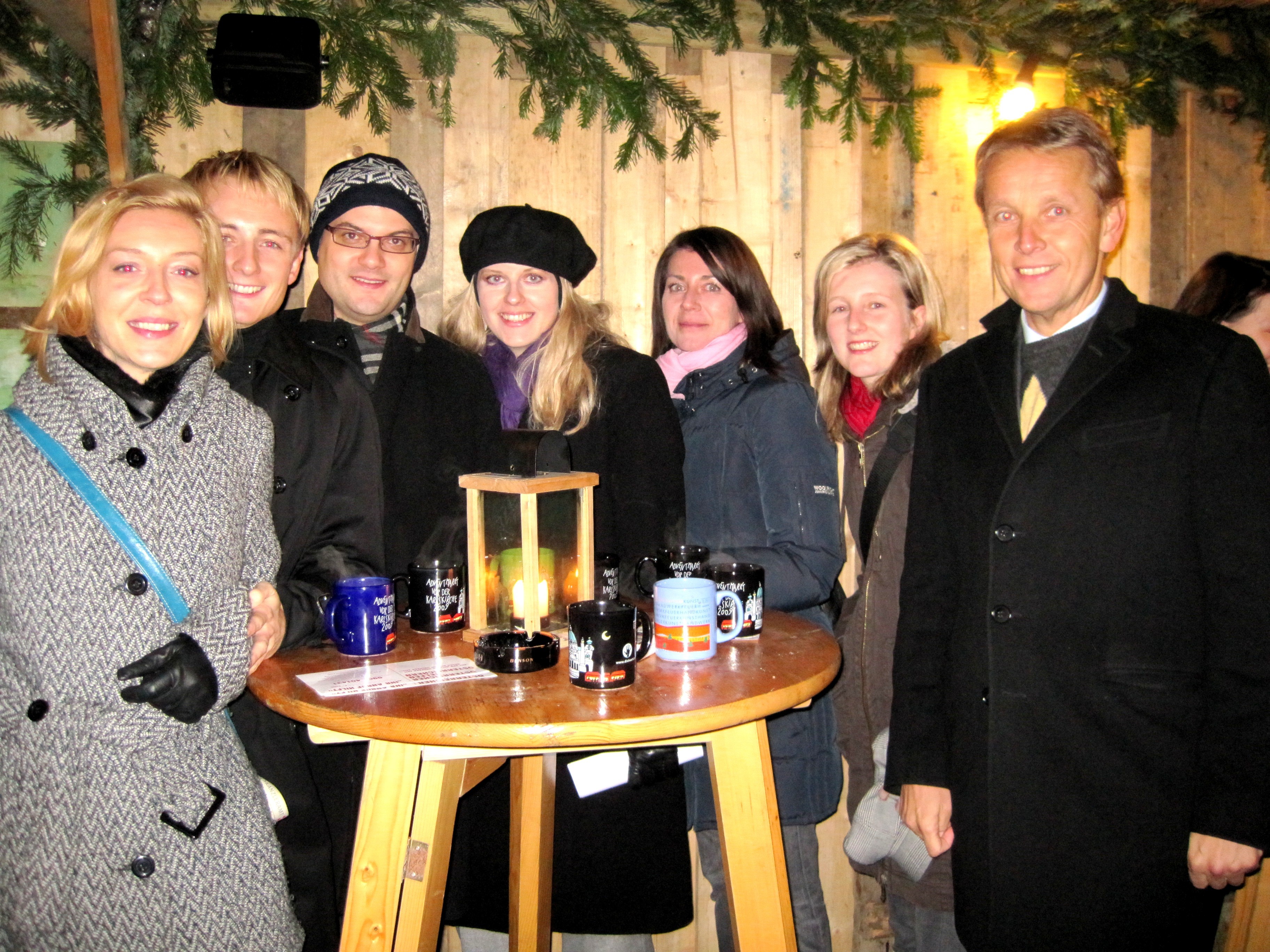 Gemütliches Beisamensein mit meinem Team in der Vorweihnachtszeit (C) A. Jaitner