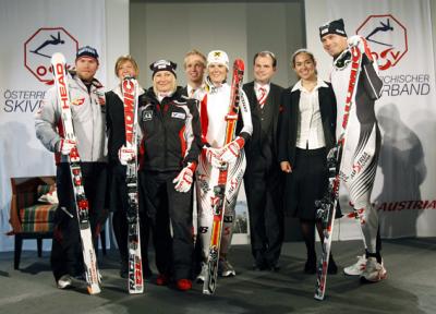 Fünf Tage vor Beginn der alpinen Ski-Renn-Saison wurde der WM-Winter mit der Präsentation der diesjährigen ÖSV-Outfits in Wien bereits inoffiziell eröffnet (C) GEPA pictures / Günter R. Artinger 