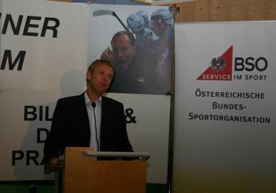 Zweites wesentliches Thema beim Trainerforum waren die Zukunftschancen für Trainerinnen und Trainer im österreihischen Sport - die Schaffung eines eigenen "Berufsbildes" mit allen sozial- und arbeitsrechtlichen Absicherungen und Pflichten (C) BSO
