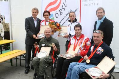 Ehrung der ÖPC-Medaillengewinner Paralympischen Sommerspiele in Peking 2008 (C) StS Sport