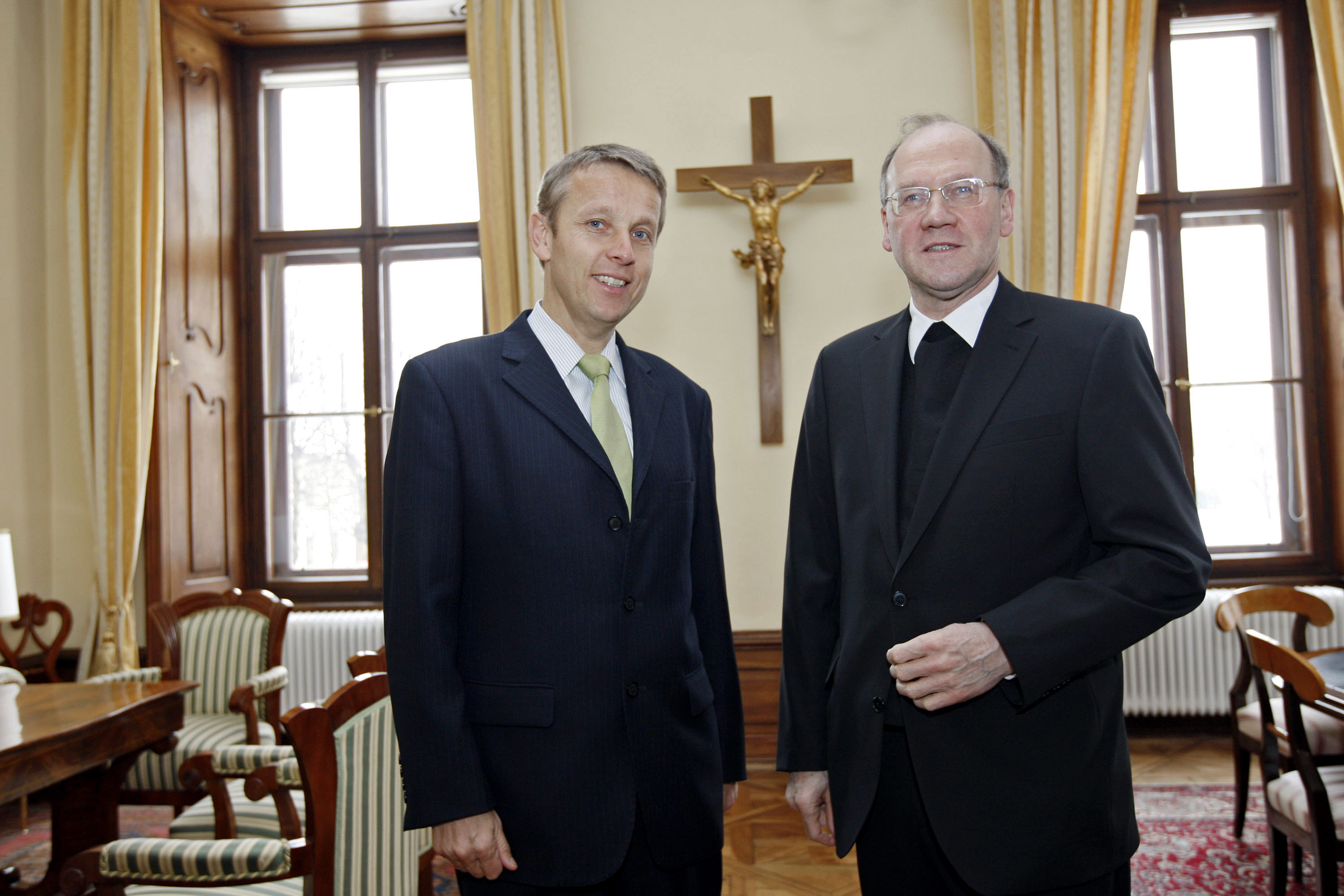 Zu Besuch bei Diözesanbischof Schwarz (C) Diözese Gurk-Klagenfurt