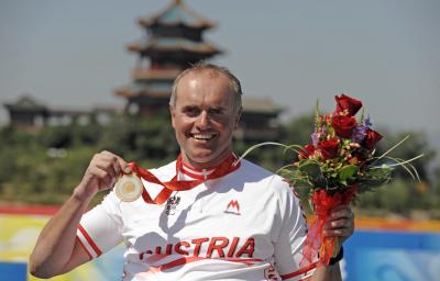 Der frühere Triathlet erfüllte sich seinen persönlichen Traum und ist an der Weltspitze in seiner Disziplin angelangt (C) ÖPC / Franz Baldauf