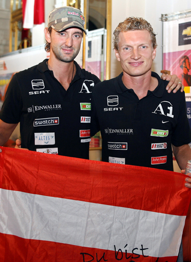 Den Europameistern von 2007, Clemens Doppler und Peter Gartmayer, ist bei den Olympischen Spielen in Peking eine Medaille zuzutrauen (C) GEPA pictures / Martina Wohlesser