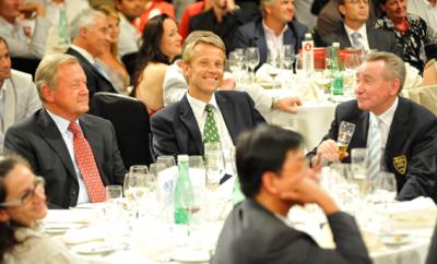 Mit ÖOC-Präsident Leo Wallner und OSV-Präsident Paul Schauer bei der offiziellen ÖOC-Abschiedsfeier "Farewell Feier Peking 2008" für die olympische Mannschaft (C) GEPA pictures / Reinhard Müller