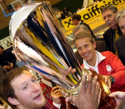 Cupfinalspiel BSC Panthers Fürstenfeld vs Swans Gmunden mit Swans- Kapitän Peter Hütter (C) GEPA pictures / Hans Oberländer