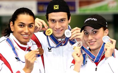 Unsere Medailliengewinner bei der Schwimm-Europameisterschaft in Debrecen (C) GEPA pictures / Philipp Schalber