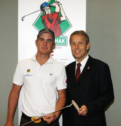 In der Golf-HAK Stegersbach mit Golfer Florian Prägant (C) StS Sport