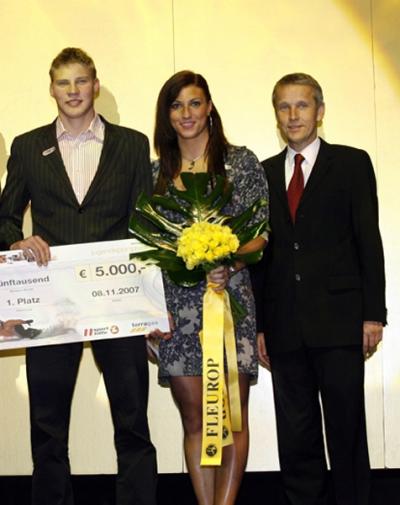 Mit Dinko und Mirna Jukic bei der Verleihung des Sporthilfe- Jugendsportpreises 2007 (C) GEPA pictures / Felix Roittner