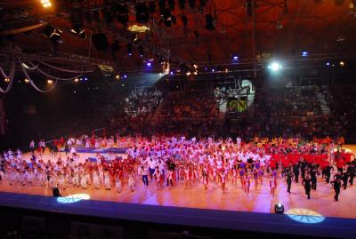 Faszinierendes Bild bei der Welt-Gymnaestrada (C) www.wg2007.com