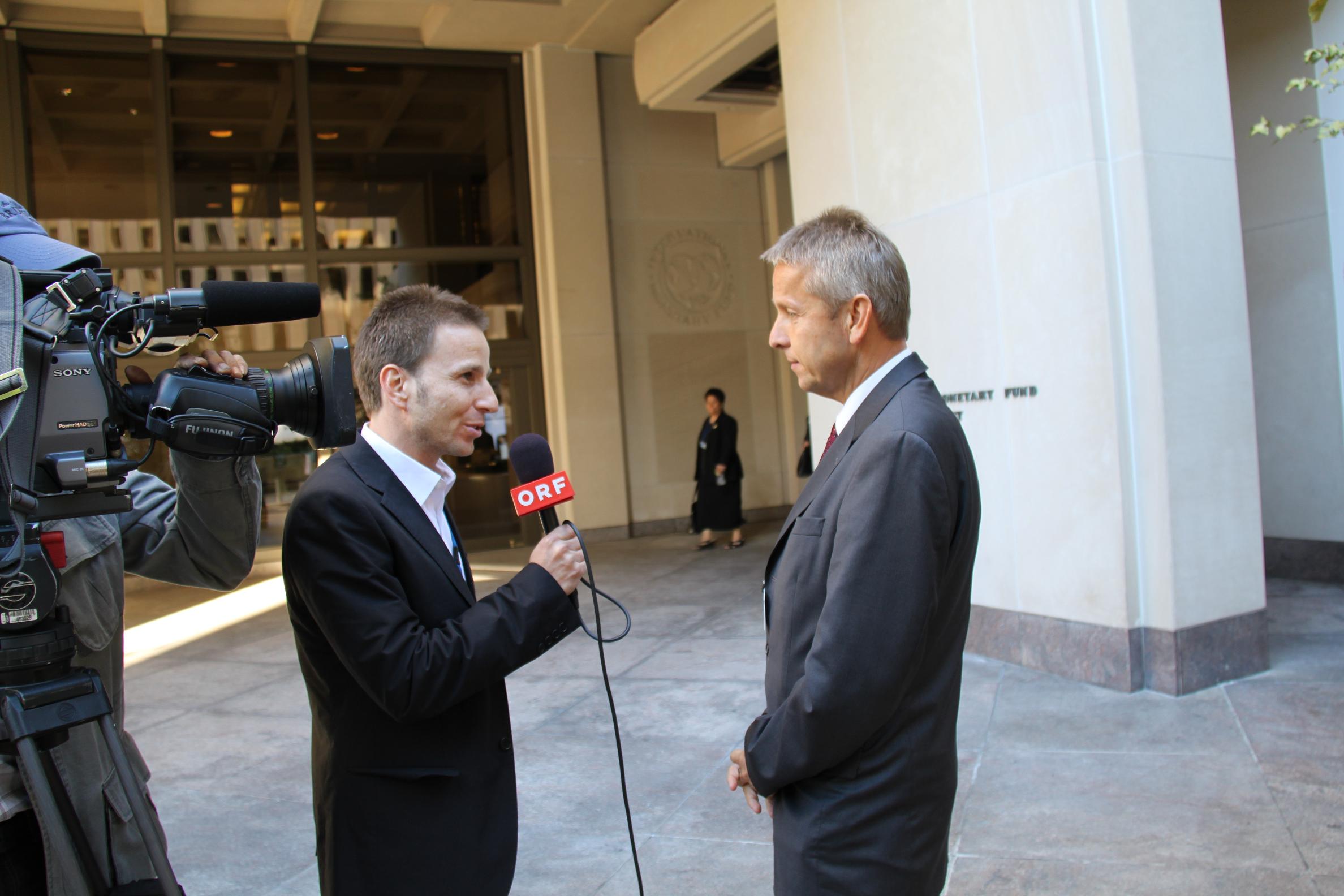 Großes Medieninteresse an der IWF-Jahrestagung (C) Sven Pöllauer Großes Medieninteresse an der IWF-Jahrestagung (C) Sven Pöllauer