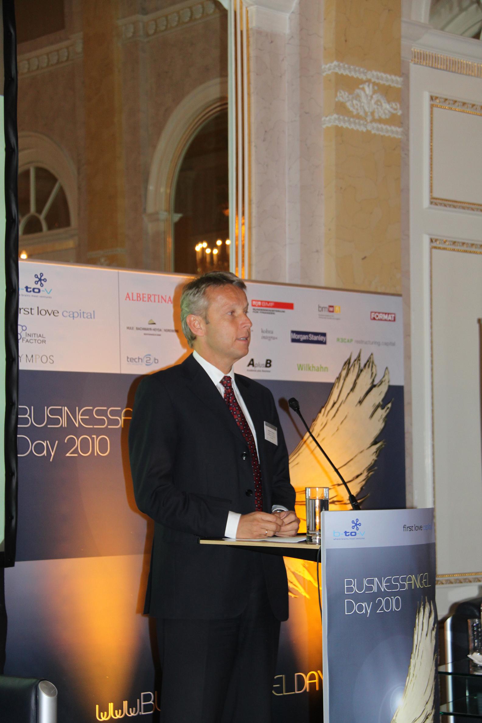 Bei der Eröffnung des Business Angel Day (C) Iris Brüggler