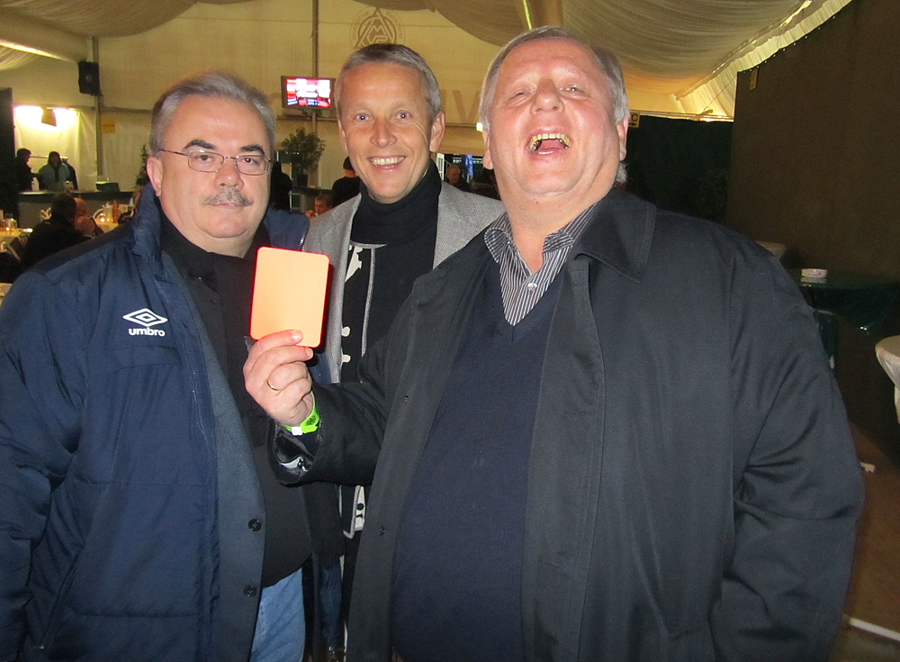 Mit Hans Fedlund Martin Pucher beim Spiel Sturm gegen Mattersburg (C) Büro StS