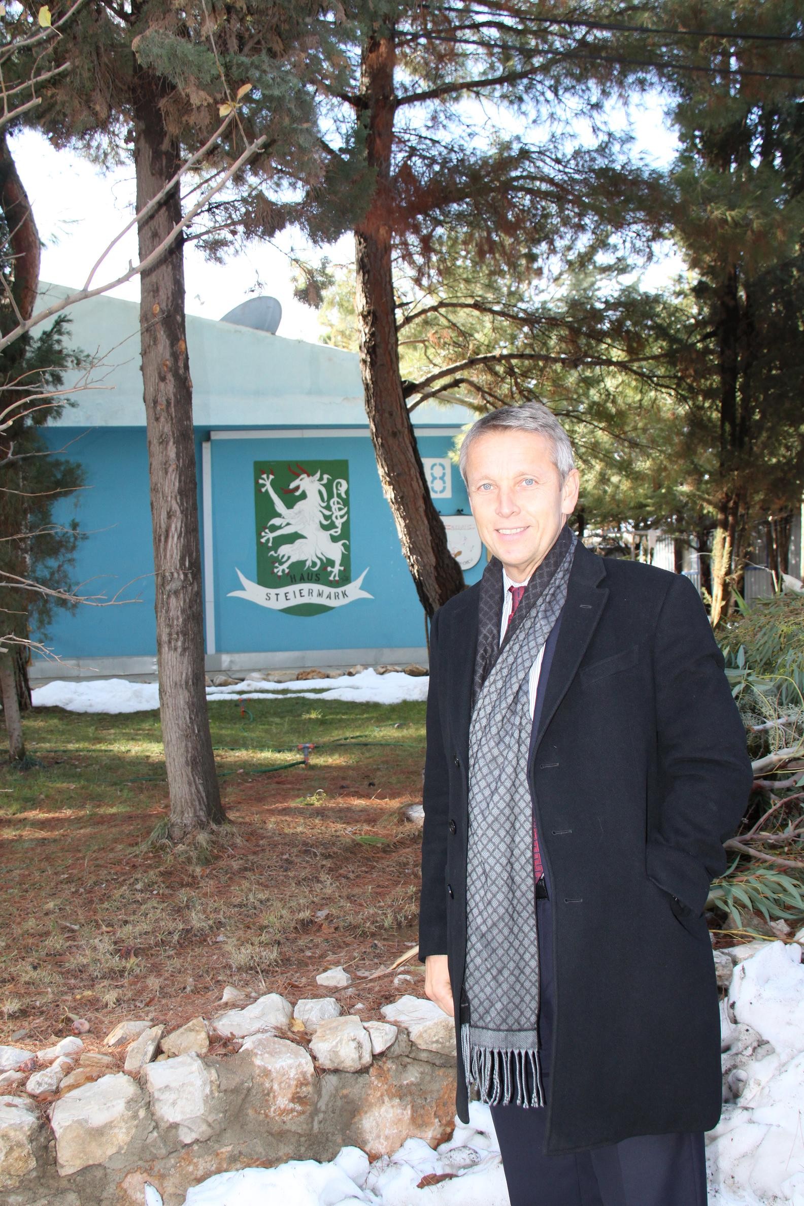 Im Österreicher-Camp auf den Golanhöhen (C) Sven Pöllauer