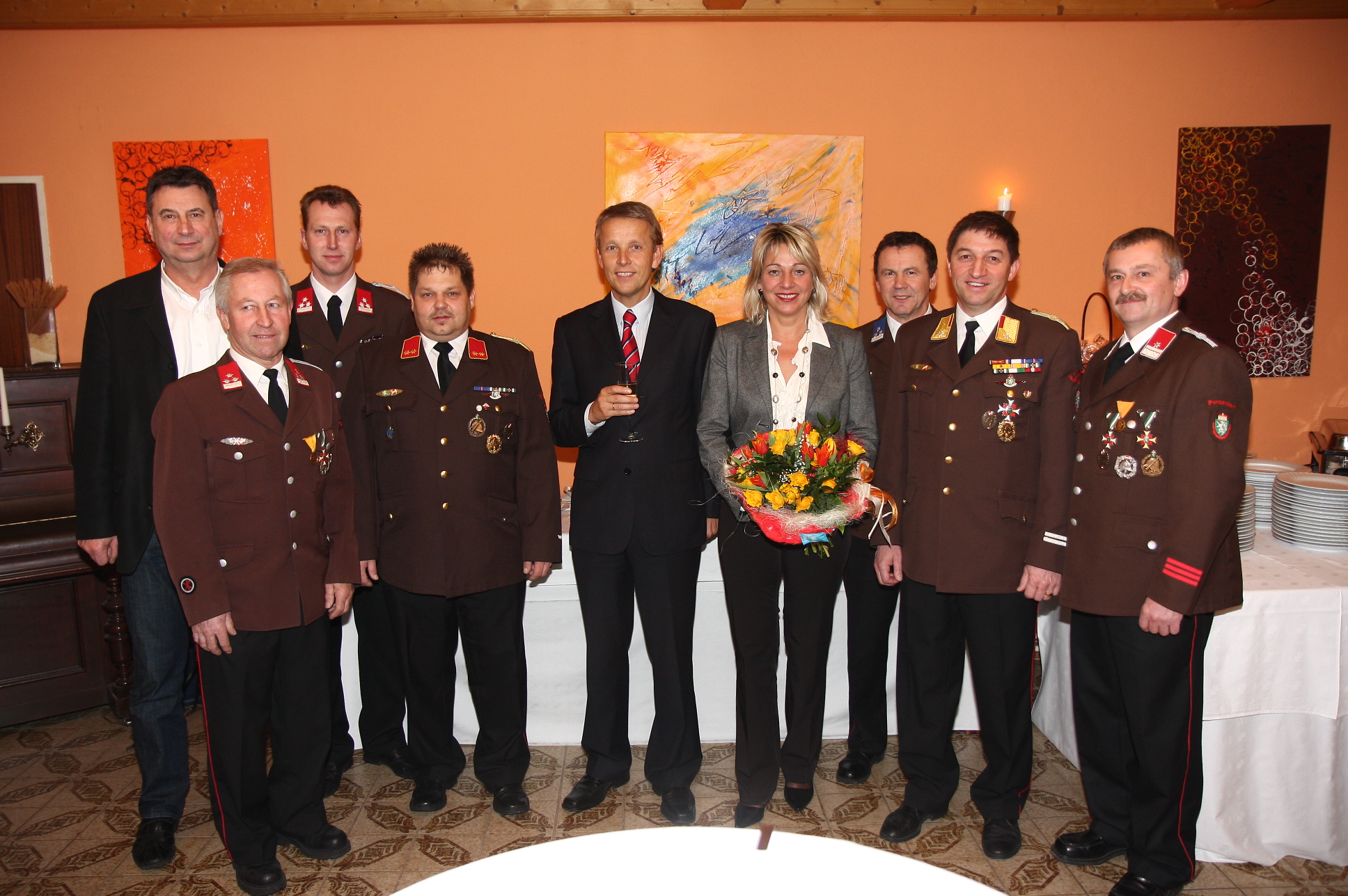 Gratulation der Feuerwehr Penzendorf (C) Büro StS