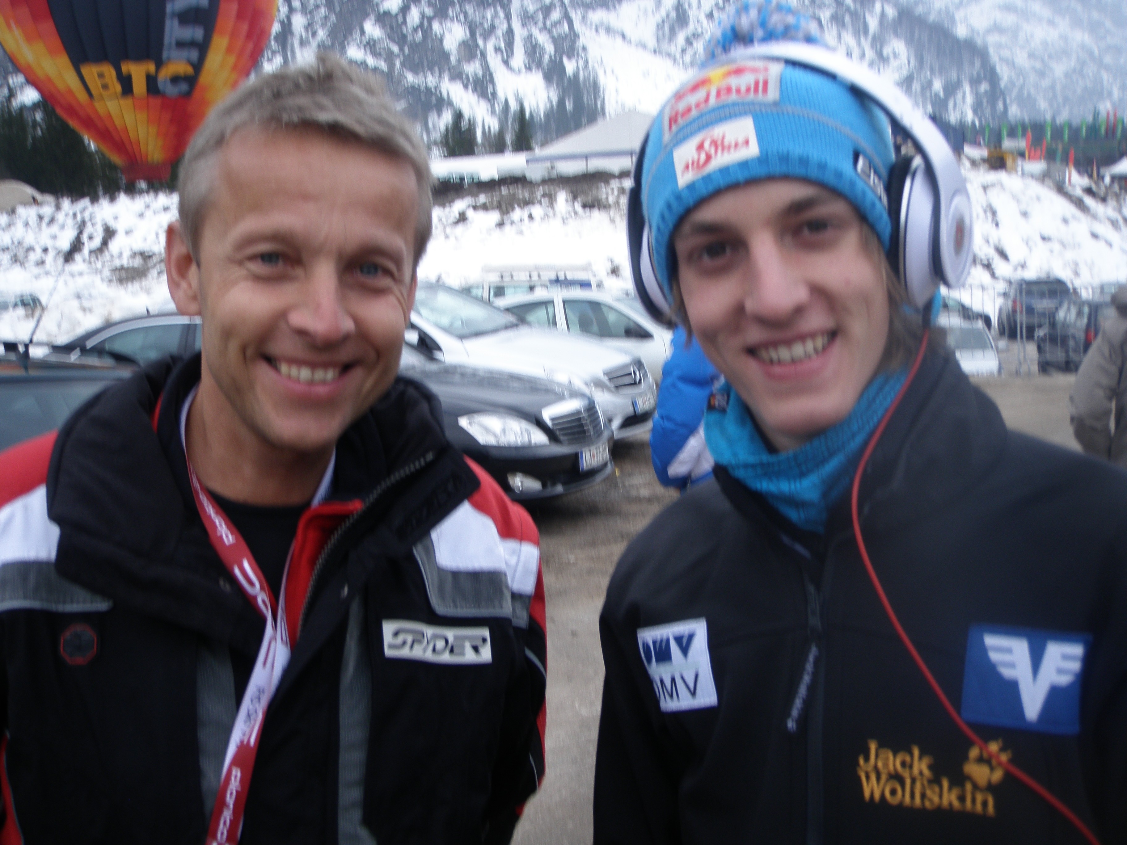 Mit Gregor Schlierenzauer in Planica (C) Dieter Mörtl