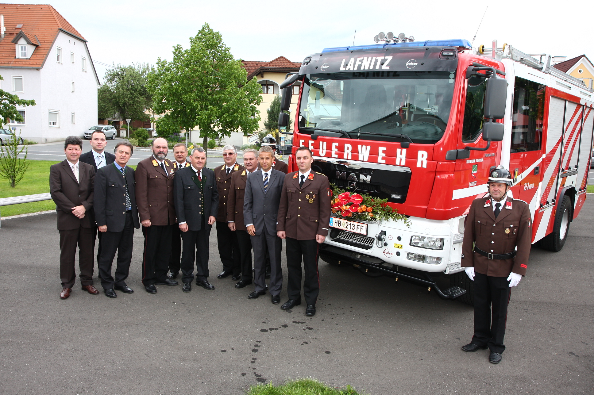 Ein neues Tanklöschfahrzeug für die Feuerwehr Lafnitz