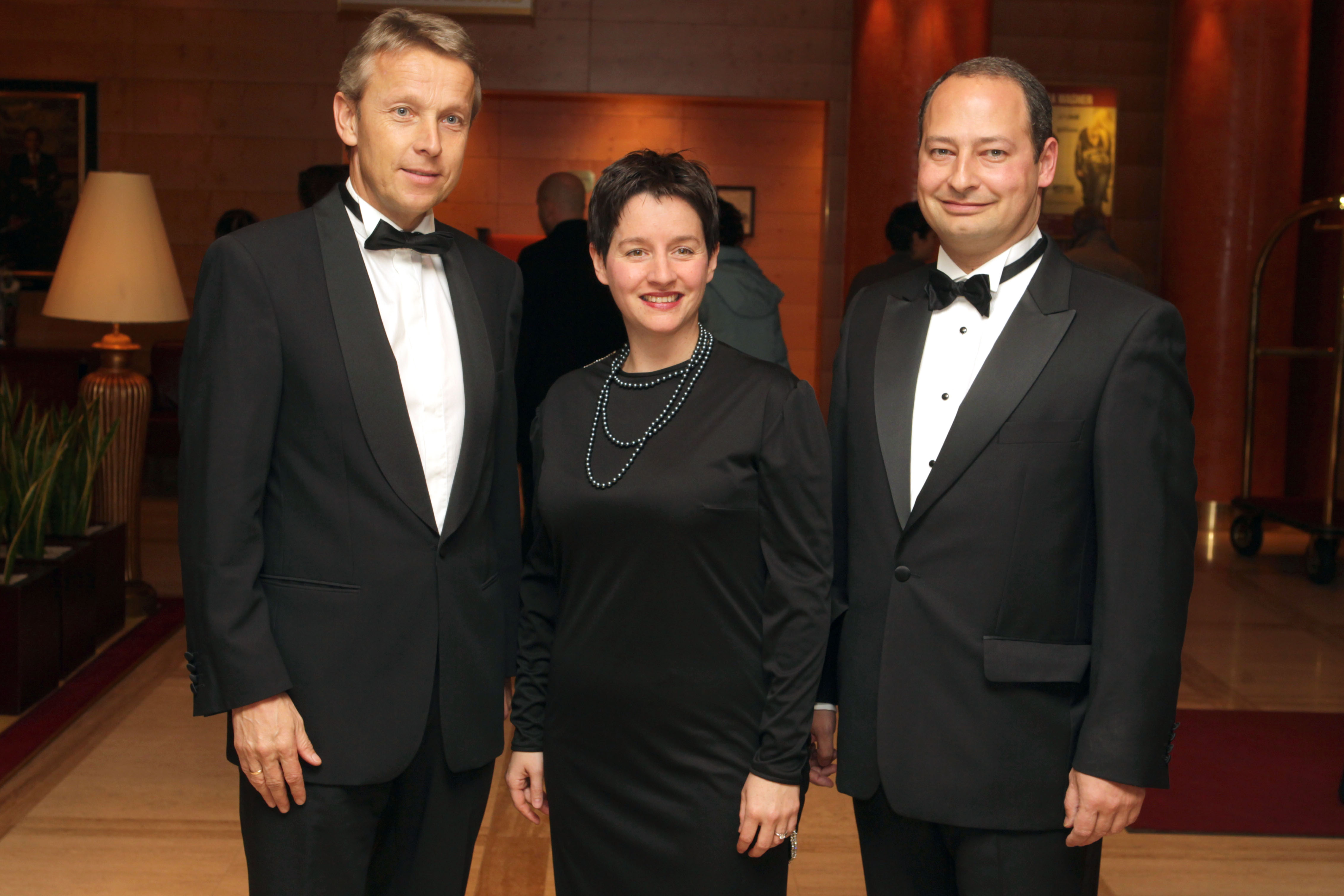 Mit Staatssekretär Andreas Schieder und Sonja Wehsely am Finanzball (C) Finanzball