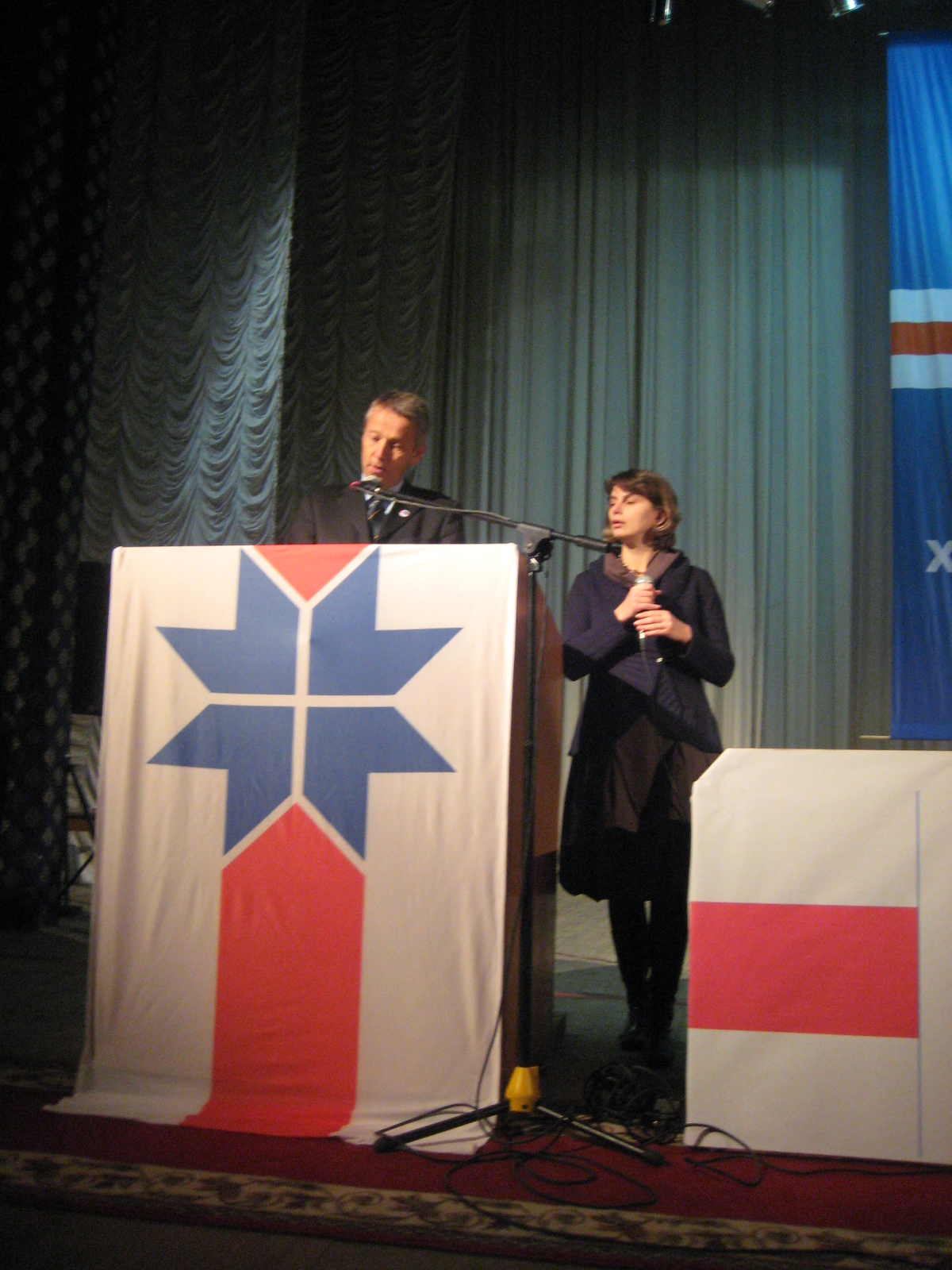 Rede beim BCD Parteitag in Minsk.