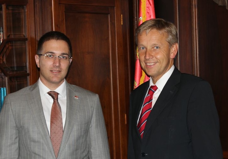 (c) BMEIA, Staatsekretär Lopatka trifft serbischen Parlamentspräsident Negojsa Stefanovic in Belgrad