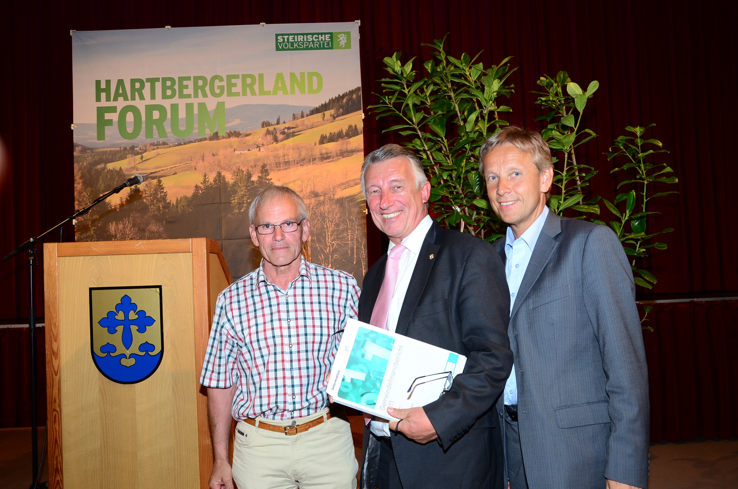 Bürgermeister Fritz Loidl, Gemeindebundpräsident Helmut Mödlhammer