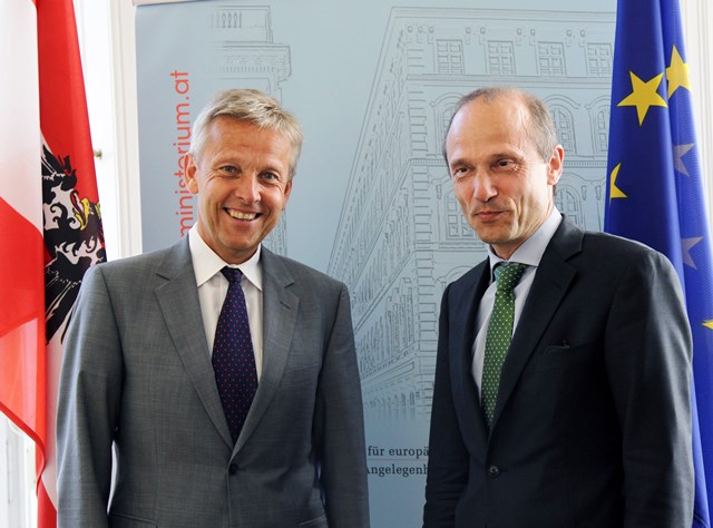 (c)BMeiA, StS Lopatka und Dir. Kjaerum