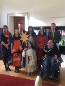 Sternsinger zu Besuch im Hohen Haus